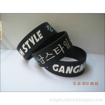 New Wristbands Gangnam Style Silicone Bands Bracelets